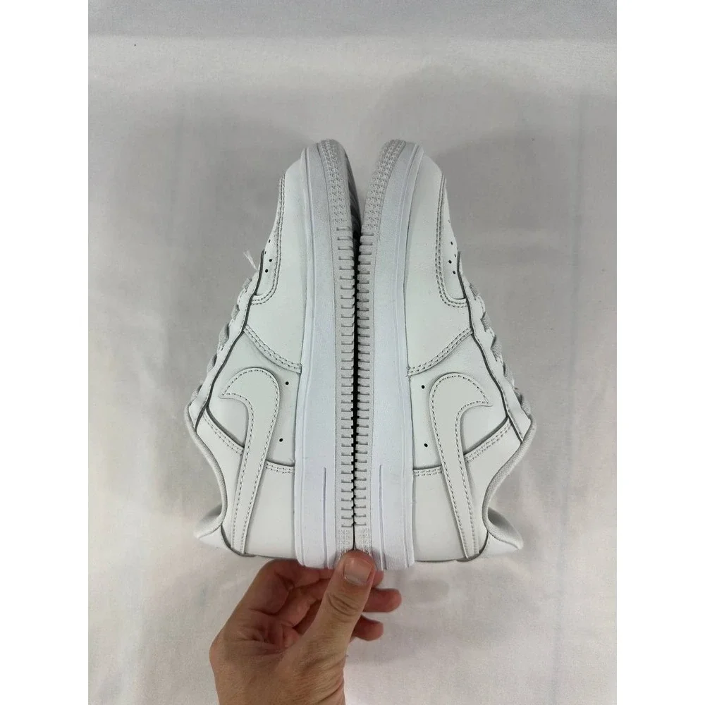 Nike Force 1 Low EasyOn (PS) Triple White Sneakers FN0237-111 Kids Size 13.5C